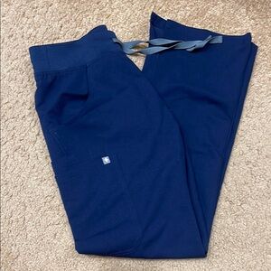 Figs Navy Blue Kade Cargo Scrub Pants